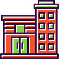 Office Building Vector Icon Design