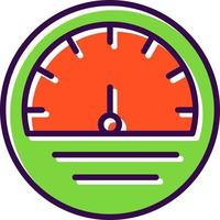 diseño de icono de vector de velocímetro