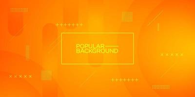 abstract orange background with simple pattern and lines.Fresh colorful orange design. bright and modern with shadow 3d concept. Eps10 vector