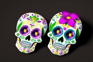 dia de los muertos, fiesta cultural tradicional mexicana. dia de muertos. foto