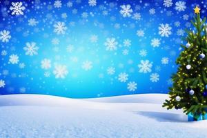 Beautiful winter background with snow. New Year, Christmas and other holidays, web poster, greeting card. photo