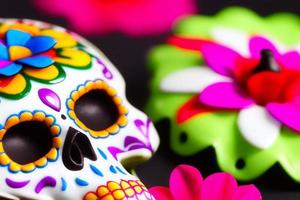 Dia de los Muertos, traditional Mexican cultural festival. Deads day. photo