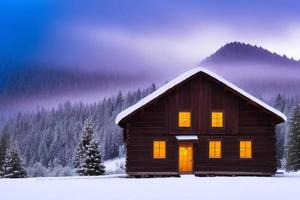 hermoso fondo de invierno con nieve. año nuevo, navidad y otras fiestas, afiche web, tarjeta de felicitación. foto