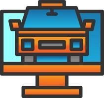 diseño de icono de vector de taxi