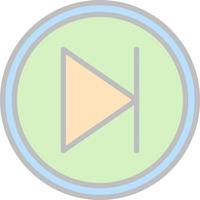 Next Button Vector Icon Design