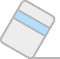 Eraser Vector Icon Design