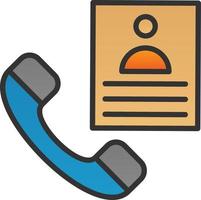 Contact Vector Icon Design