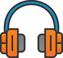 Headphones Vector Icon Design