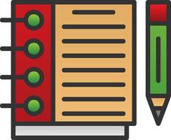 Sketchbook Vector Icon Design