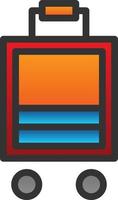 Baggages Vector Icon Design