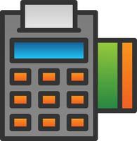 Pos Terminal Vector Icon Design