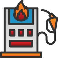 diseño de icono de vector de gas