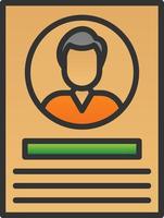 Profiles Vector Icon Design