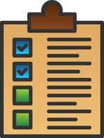 Check List Vector Icon Design