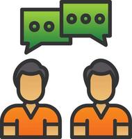 Conversation Vector Icon Design