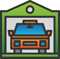 Garage Vector Icon Design