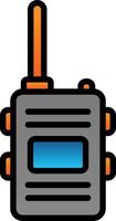 diseño de icono de vector de walkie talkie