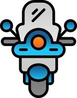 Motorbike Vector Icon Design