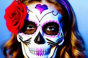 dia de los muertos, fiesta cultural tradicional mexicana. dia de muertos. foto