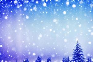 Beautiful winter background with snow. New Year, Christmas and other holidays, web poster, greeting card. photo