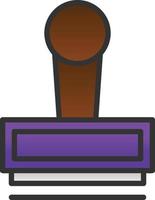Stamp Vector Icon Design