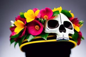 Dia de los Muertos, traditional Mexican cultural festival. Deads day. photo