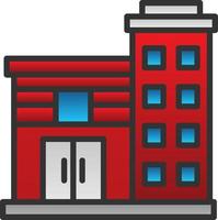 Office Building Vector Icon Design