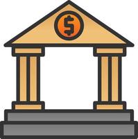 Bank Vector Icon Design