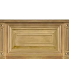 Interior wall with copy space. Wall with mouldings photo