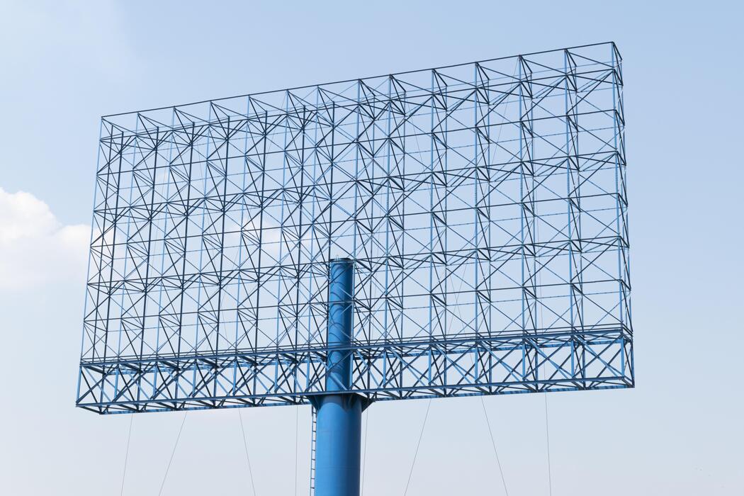 Steel Frame Structure Billboard Stock Photos, Images and Backgrounds ...