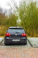 bremerhaven bremen alemania 2011 negro noble vw volkswagen golf gti coche deportivo en alemania. foto