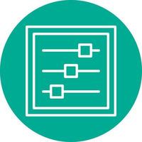 Adjust Vector Icon Design