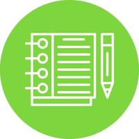 Sketchbook Vector Icon Design