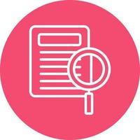 Investigation Vector Icon Design