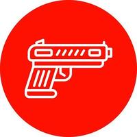 diseño de icono de vector de pistola