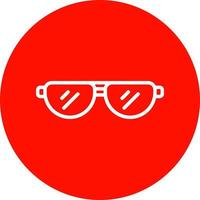 Sun Glasses Vector Icon Design