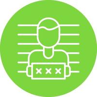 Mugshot Vector Icon Design