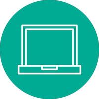 Laptop Screen Vector Icon Design