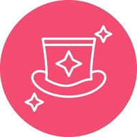 Magician Hat Vector Icon Design