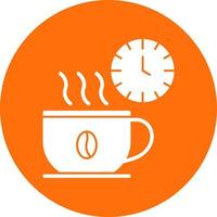 Coffee Break Vector Icon Design