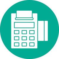 Pos Terminal Vector Icon Design