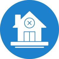 No Home Vector Icon Design