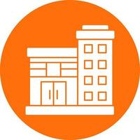Office Building Vector Icon Design