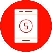 Online Money Vector Icon Design