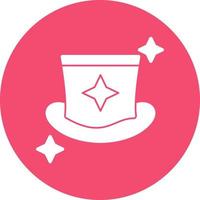 Magician Hat Vector Icon Design