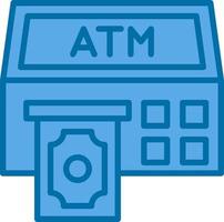 Atm Machine Vector Icon Design