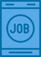 Job Search Vector Icon Design