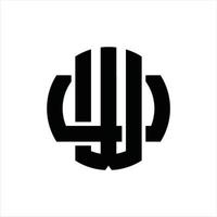 WW Logo monogram design template vector