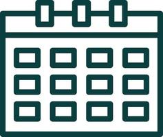 Schedule Vector Icon Design