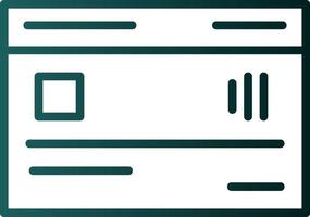 Credit Card Vector Icon Design